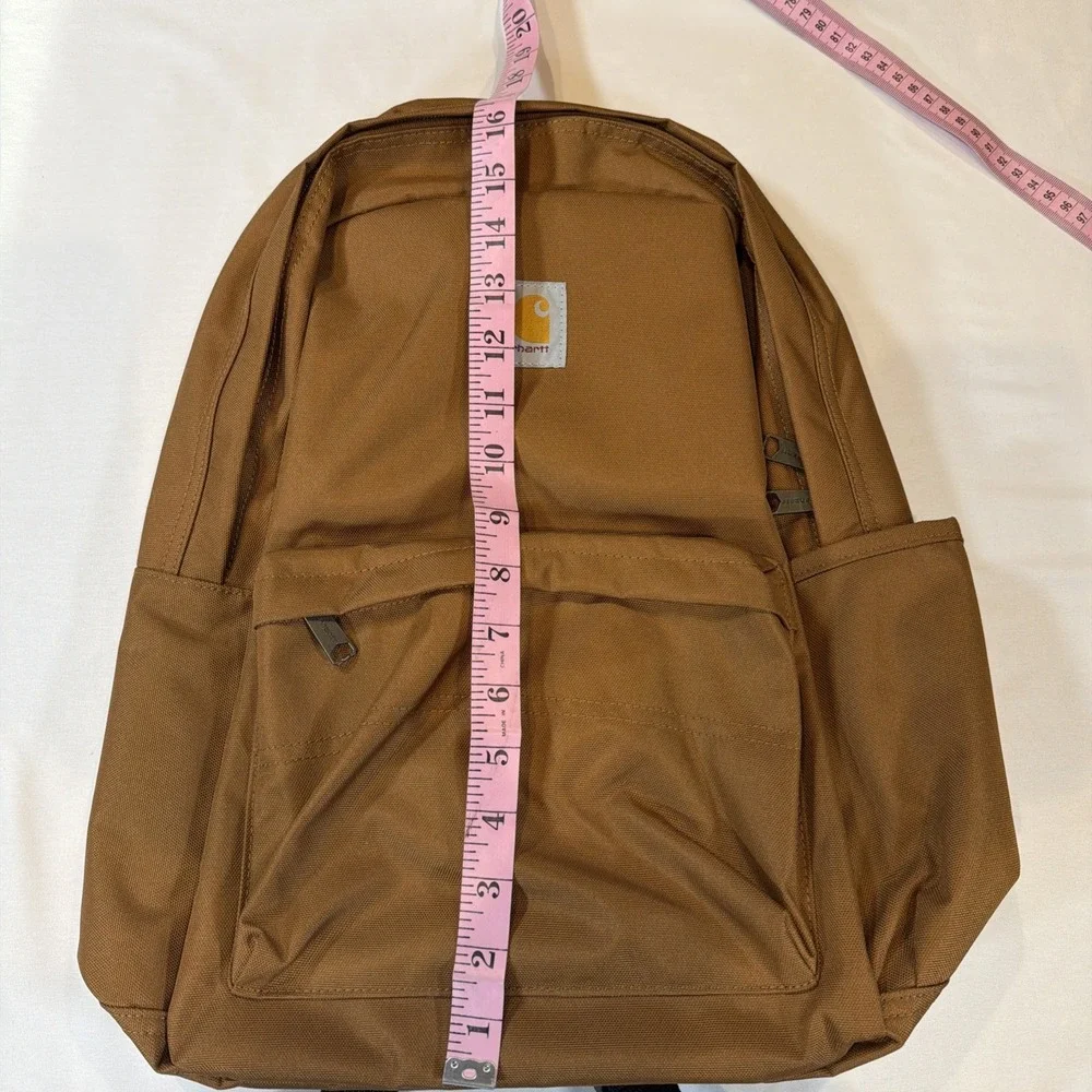 Carhartt Classic Backpack Brown Duck Canvas Durable Work Hike School‎ Laptop Bag